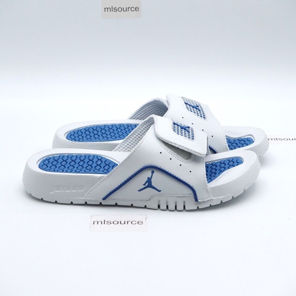 NEW Jordan Hydro 4 Retro Slide Sandals 532226-141 White - Picture 3 of 8